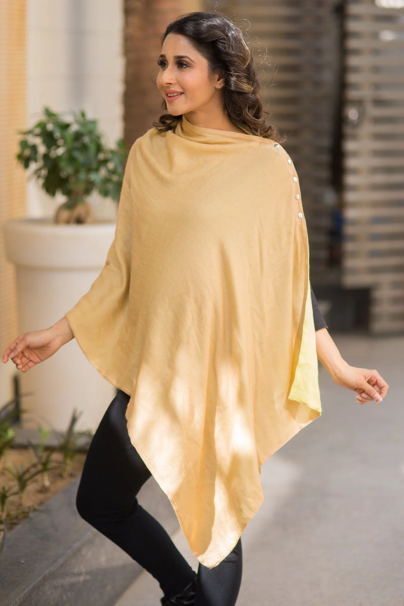2 in 1 Double Sided Luxe Lime Nursing Stole - Chenance