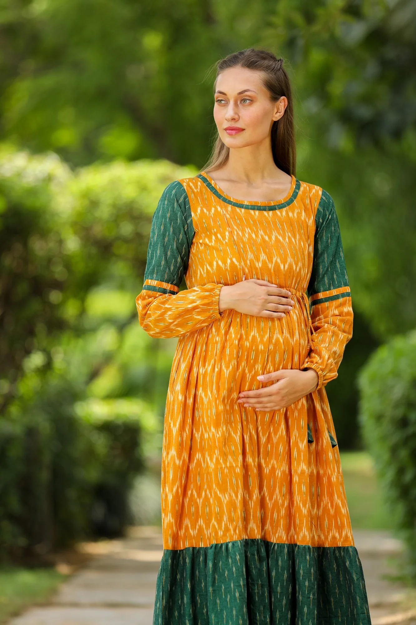 Forest Dawn Maternity & Nursing Dress - Chenance