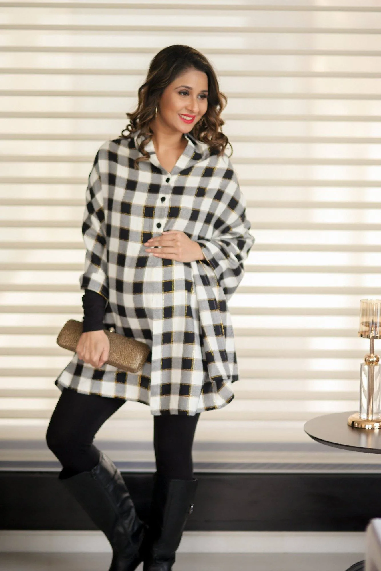 White & Gold Versatile Nursing Stole - Chenance