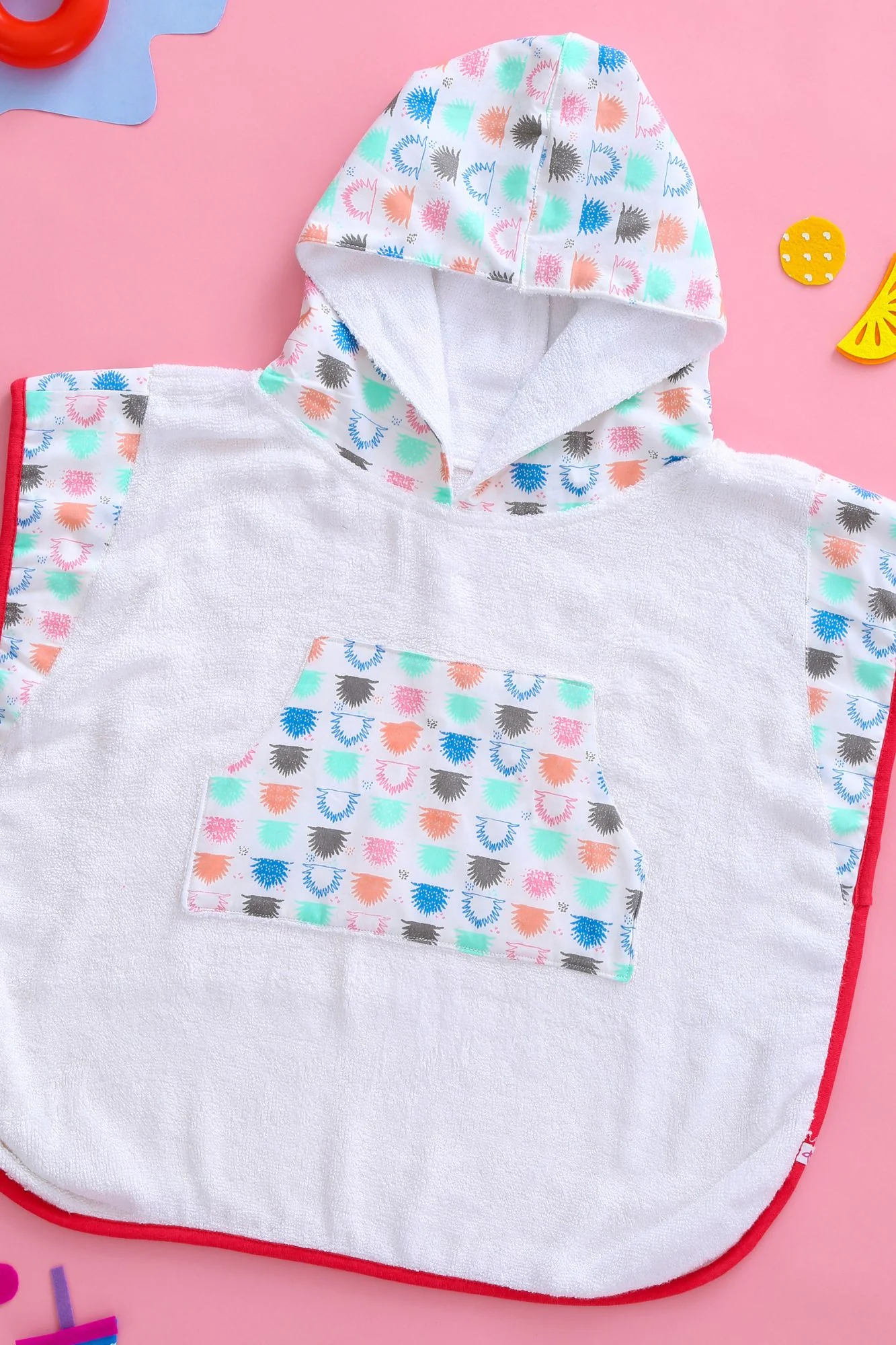 Pineapple Funk - Hooded Poncho - Chenance