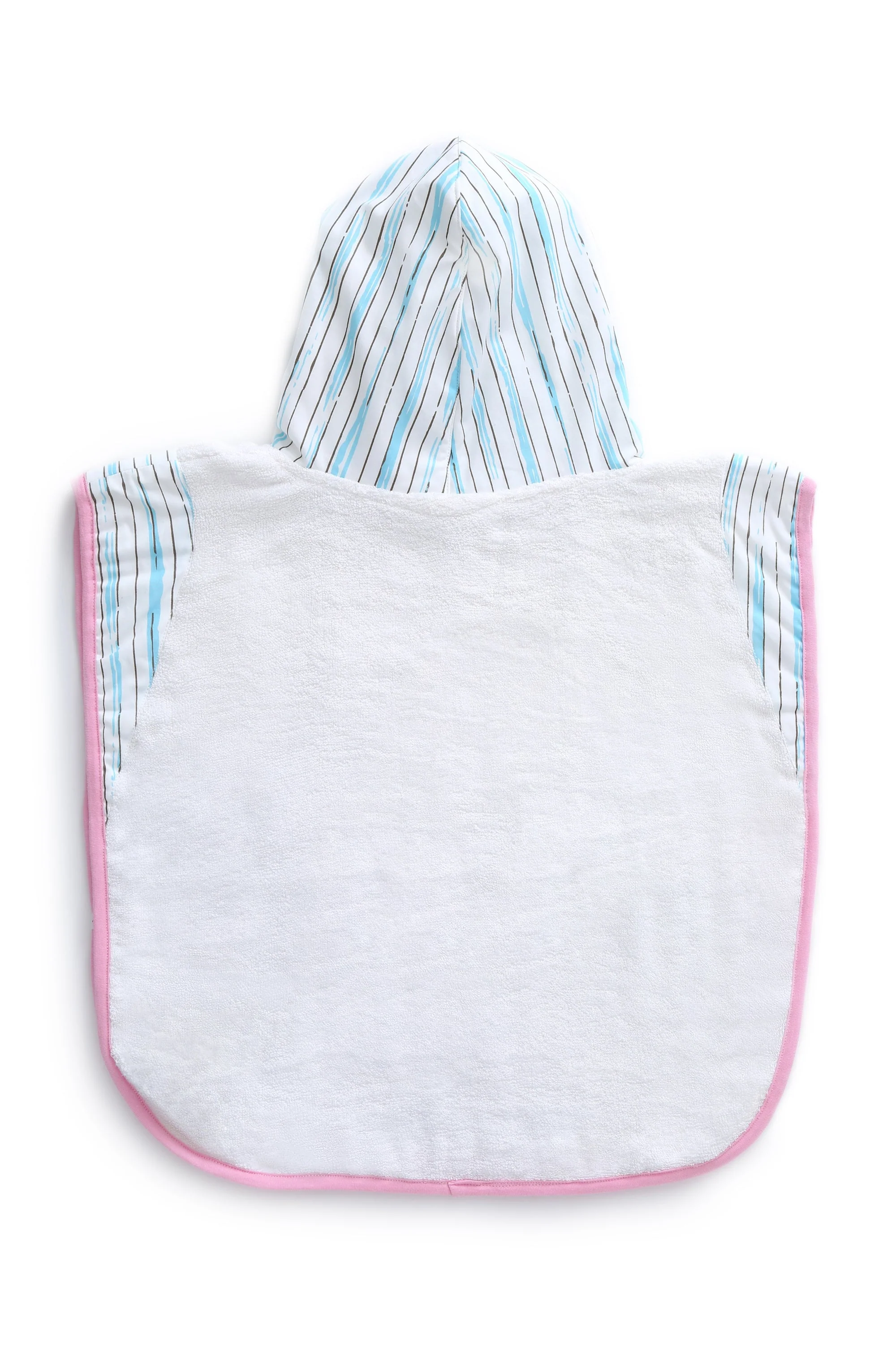 Strokes - Hooded Poncho - Chenance