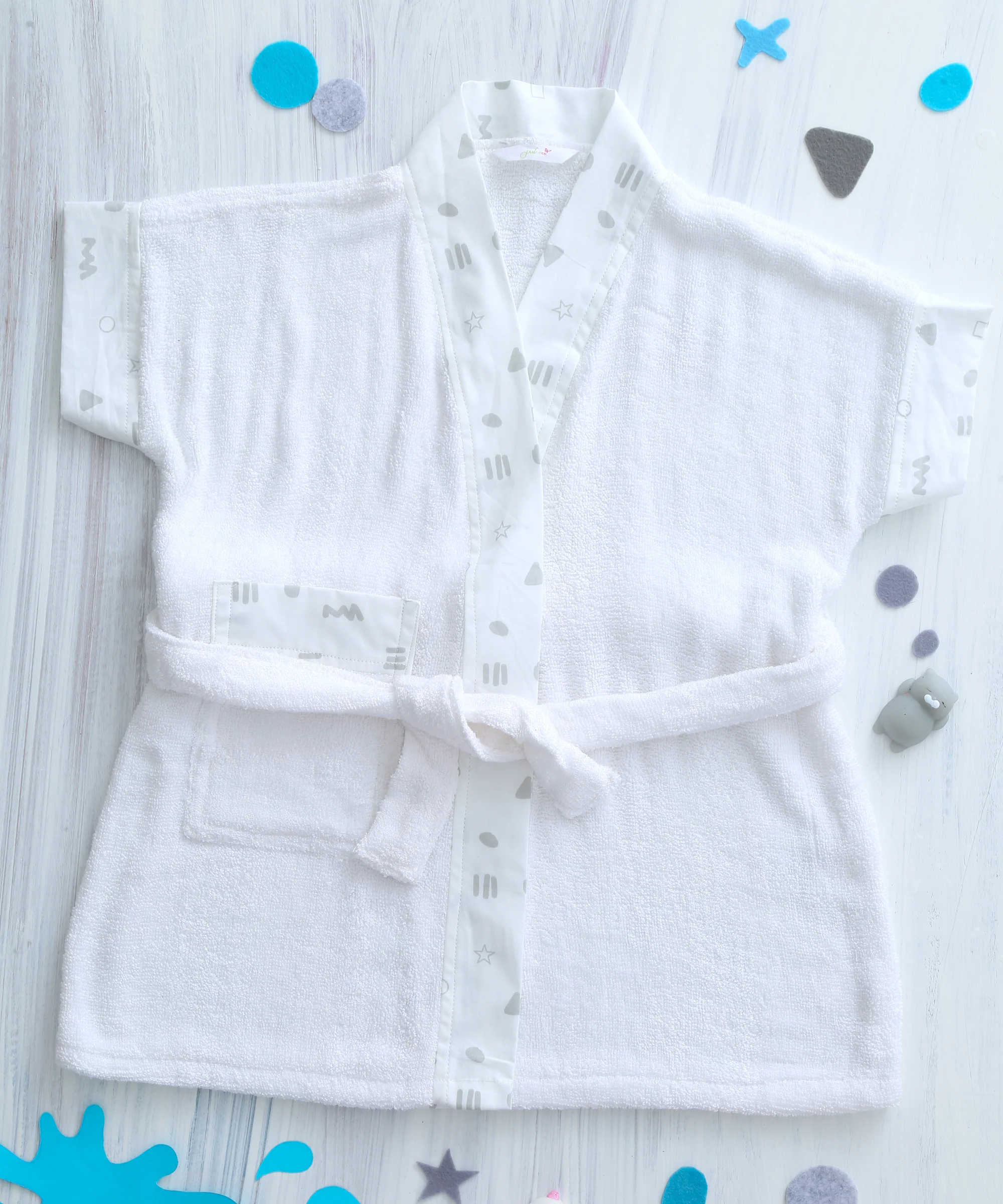 Geometric Sail - Bathrobe Kit (Set of 2) - Chenance